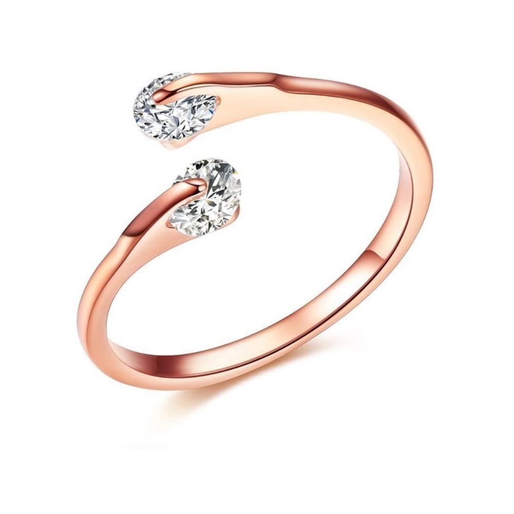 Open Rose Gold Plated Ring